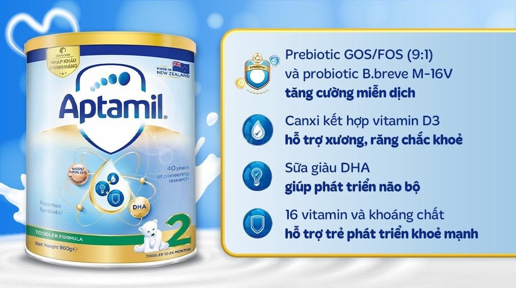 Sữa Aptamil và những điều mẹ cần biết khi chọn sữa cho bé
