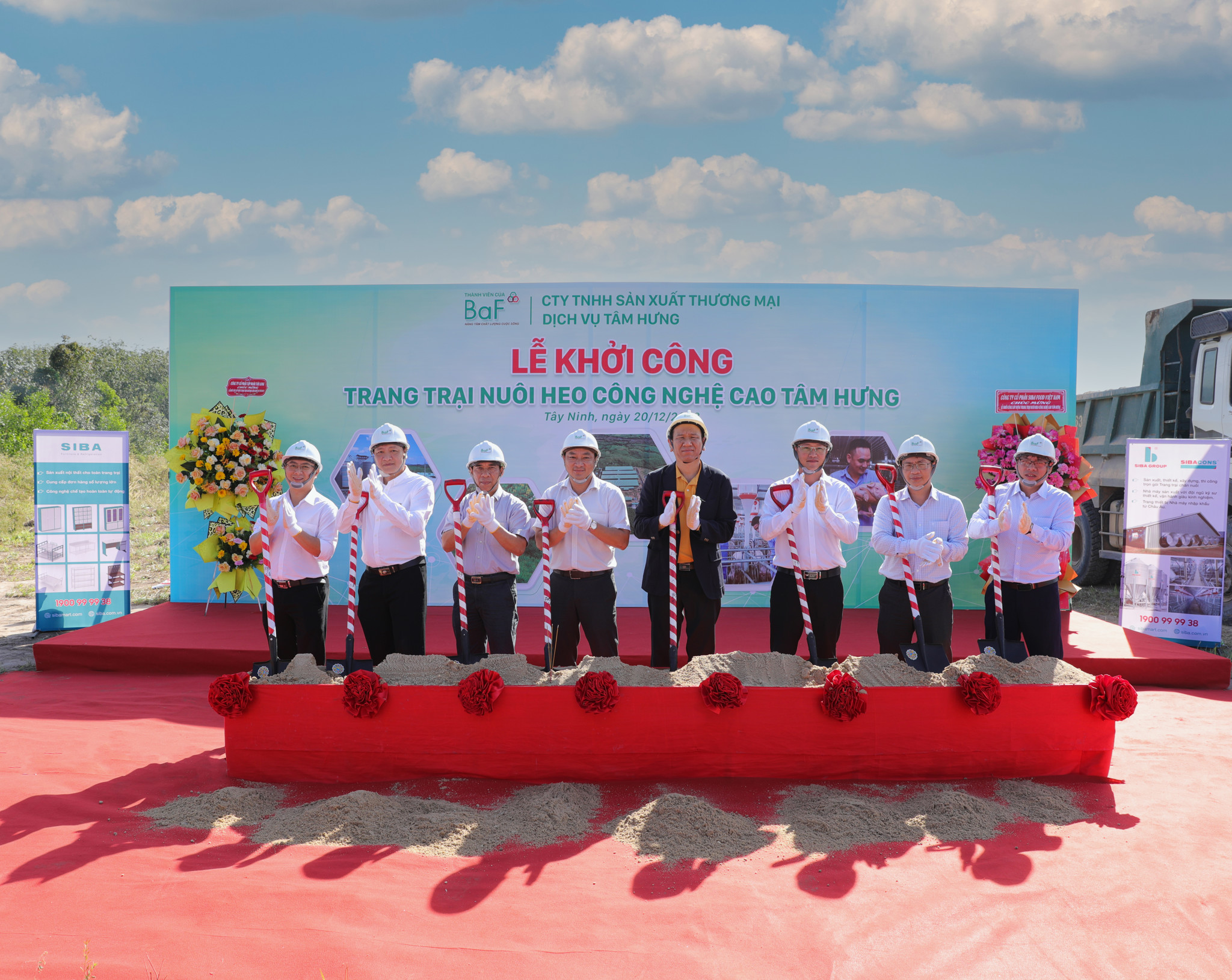 Lễ khởi công Trang trại chăn nuôi heo công nghệ cao Tâm Hưng