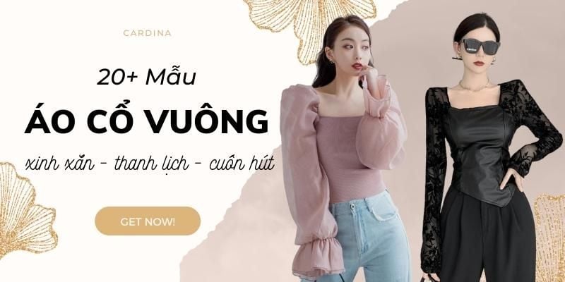 20+ mẫu áo cổ vuông trẻ trung, xinh xắn được các nàng săn đón năm 2024