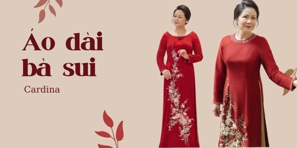 Top 20+ kiểu áo dài bà sui sang trọng, gọn dáng mặc đi hỏi