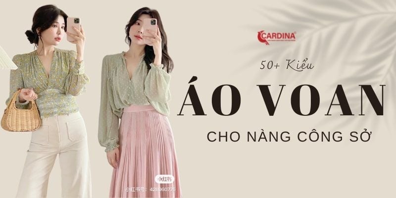 50+ kiểu áo voan Hàn Quốc dễ thương, trẻ trung cho cô nàng công sở