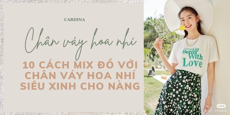 Chân váy voan hoa nhí dáng xòe nhiều màu CV09 | Shopee Việt Nam