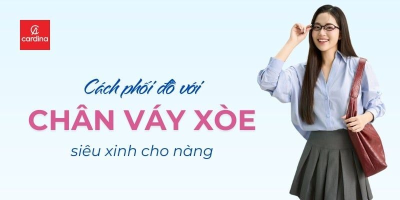 Chân váy xòe kết hợp với áo gì đẹp giúp nàng đốn tim mọi chàng trai