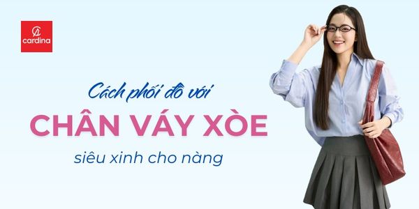 Chân váy xòe kết hợp với áo gì đẹp giúp nàng đốn tim mọi chàng trai