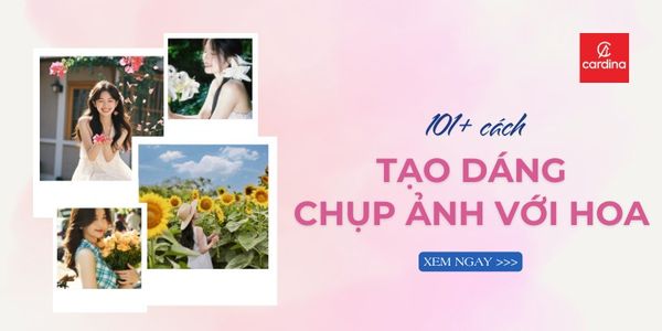 Mách nàng 101+ cách tạo dáng chụp ảnh với hoa cực xinh và lạ mắt