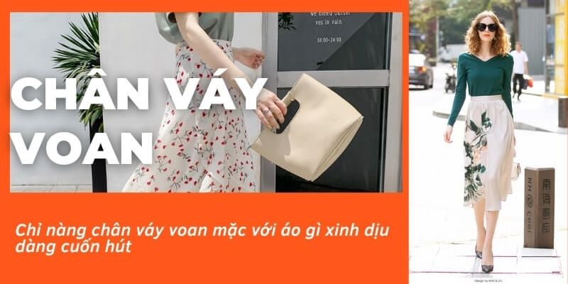 Chân váy voan mặc với áo gì vừa nữ tính lại xinh xắn và thời trang?