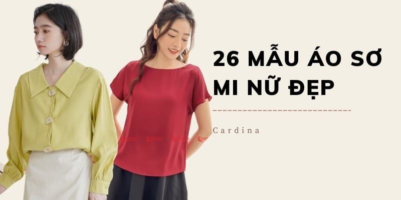 Gợi ý 26 mẫu áo sơ mi nữ đẹp, thời trang năm 2024 cho chị em