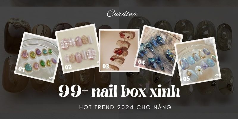 Móng up thiết kế ( nail box những mẫu nail cute cho khách) | Shopee Việt Nam