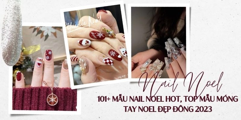 101+ mẫu nail noel HOT, TOP mẫu móng tay noel đẹp đông 2024