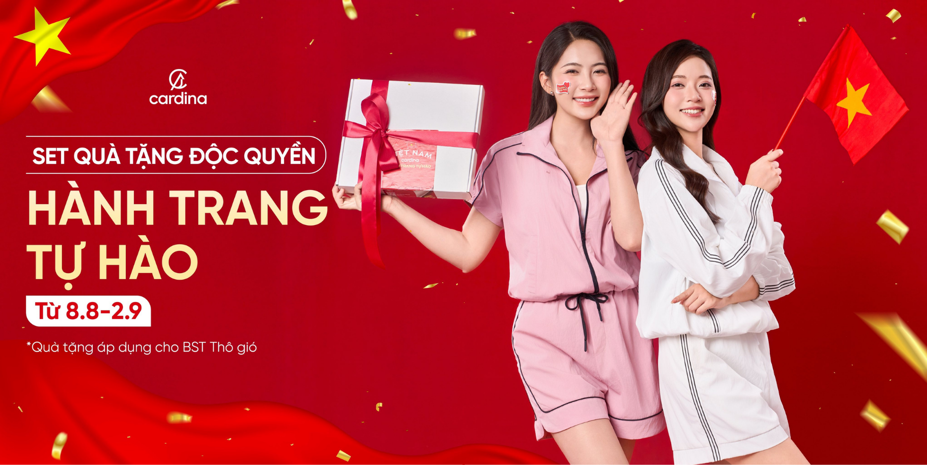 ✨🇻🇳 SỐNG TỰ DO, MẶC SẮC VIỆT – CARDINA RA MẮT BỘ QUÀ TẶNG 