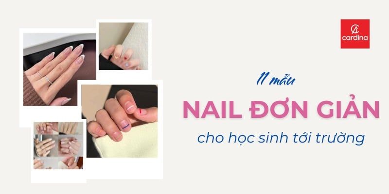 11 Mẫu Nail  Đơn Giản Cho Học Sinh Đến Trường Vừa Xinh Vừa Ngoan
