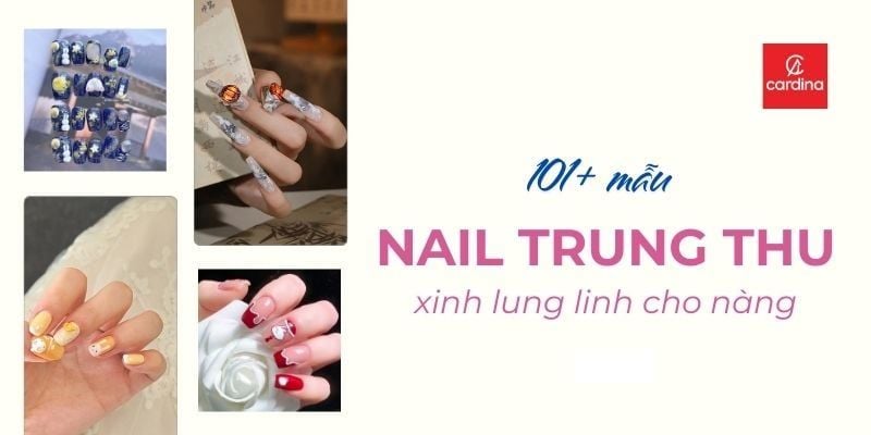 Mách Nàng 101+ Mẫu Nail Trung Thu Xinh Lung Linh Đón Tết Đoàn Viên