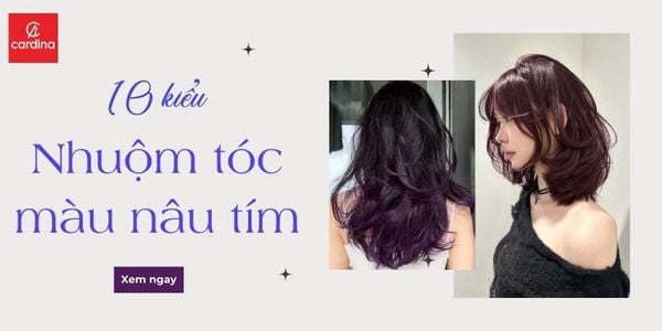 Top 10 Kiểu Nhuộm Tóc Màu Nâu Tím Đẹp Nhất - Không Thể Bỏ Lỡ!