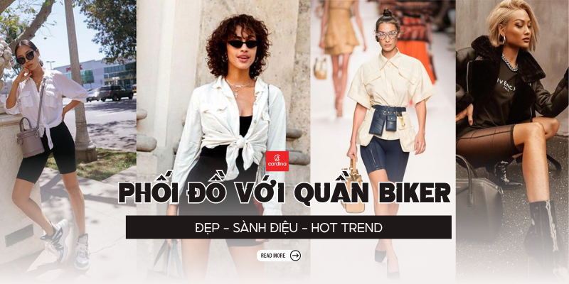 Quần biker là gì? 15+ cách phối đồ cực chảnh với quần biker