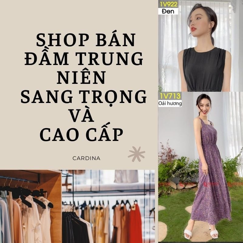 Những shop đầm trung niên sang trọng và cao cấp nàng không nên bỏ qua