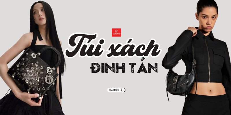 Túi xách đinh tán là gì? 10 outfit đúng chuẩn IT girl với túi xách đinh tán