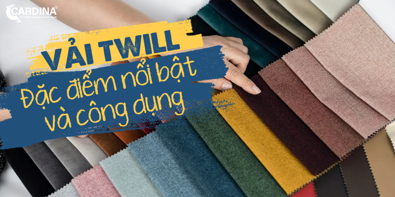 Vải Twill là gì? Những đặc điểm và công dụng của vải Twill