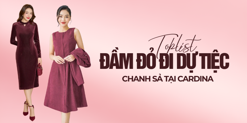 Top 10+ mẫu váy đi tiệc màu đỏ đẹp, chanh sả nhất tại Cardina