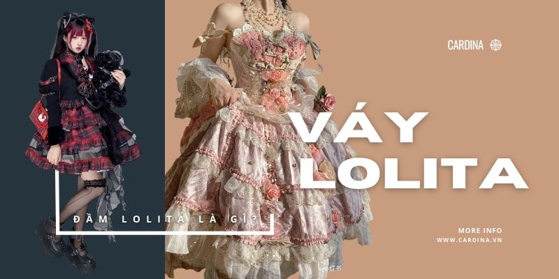 Váy Lolita thô tím Memoti Shop