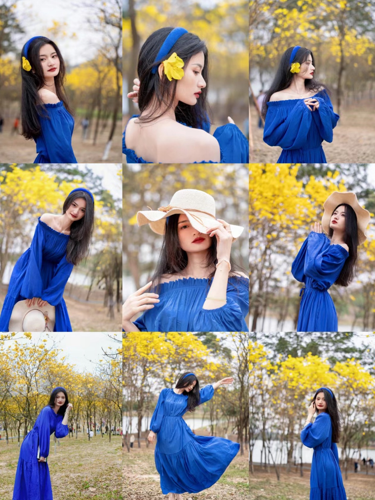 chụp ảnh cùng hoa phong linh