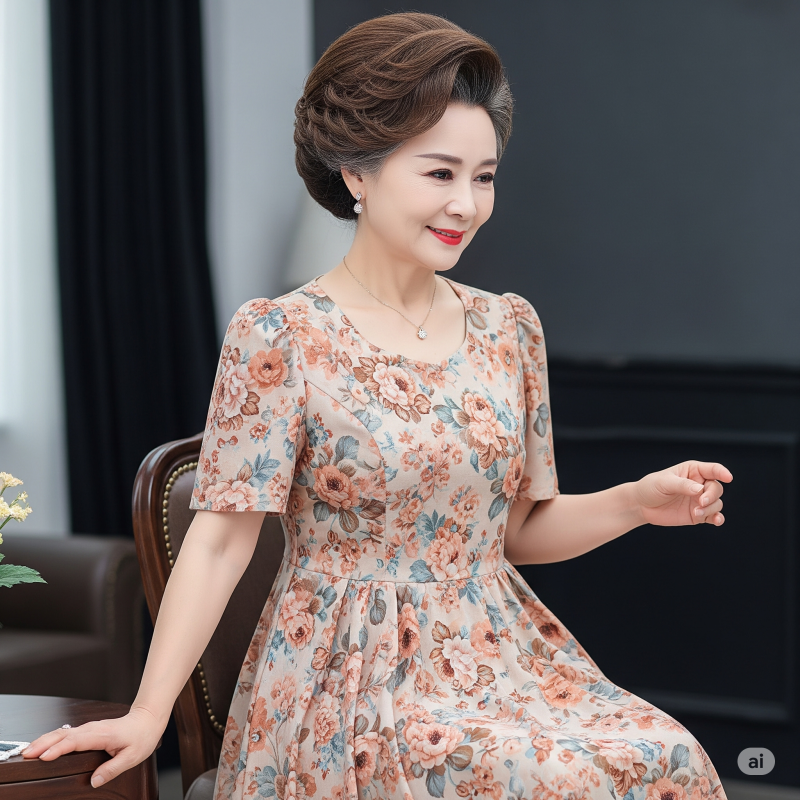 đầm cho người lớn tuổi u70
