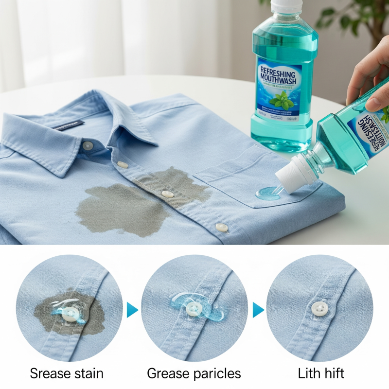 cách tẩy dầu nhớt trên quần áo