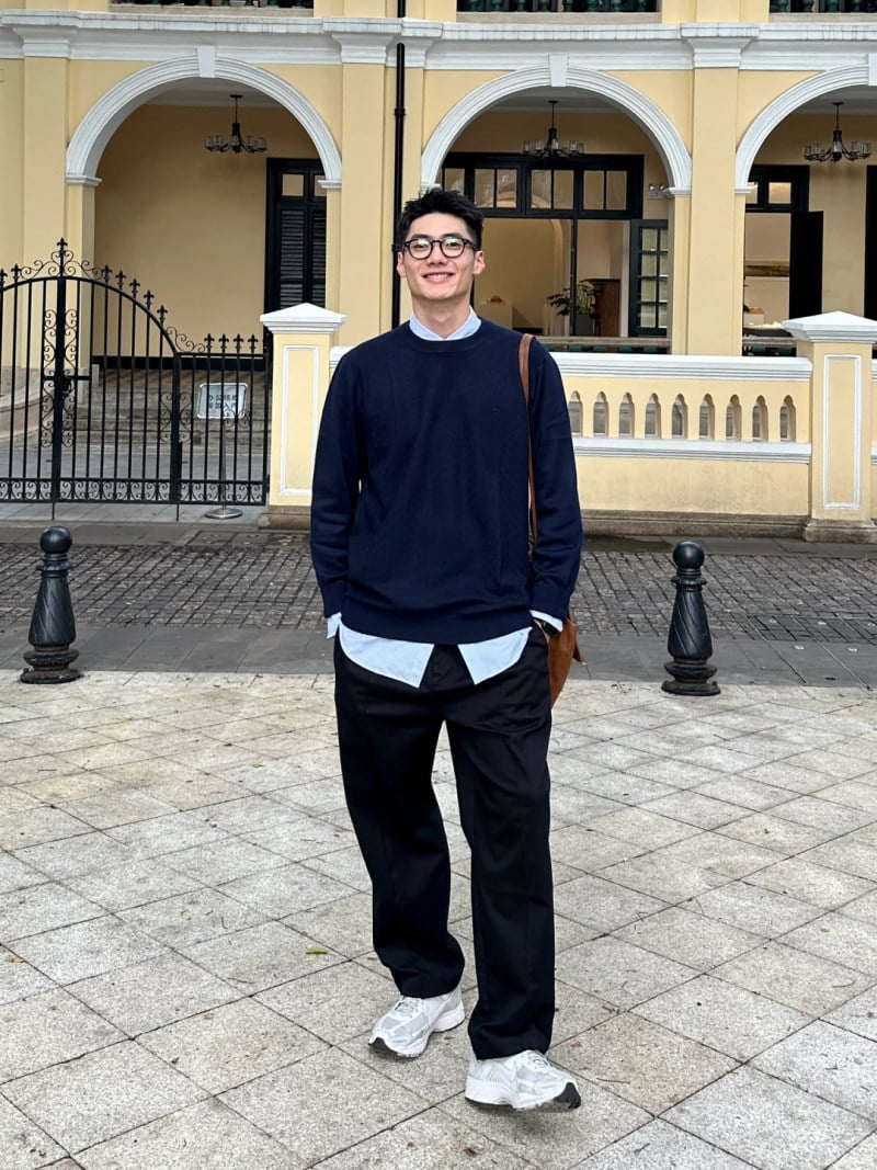 phối đồ áo sơ mi trắng nam