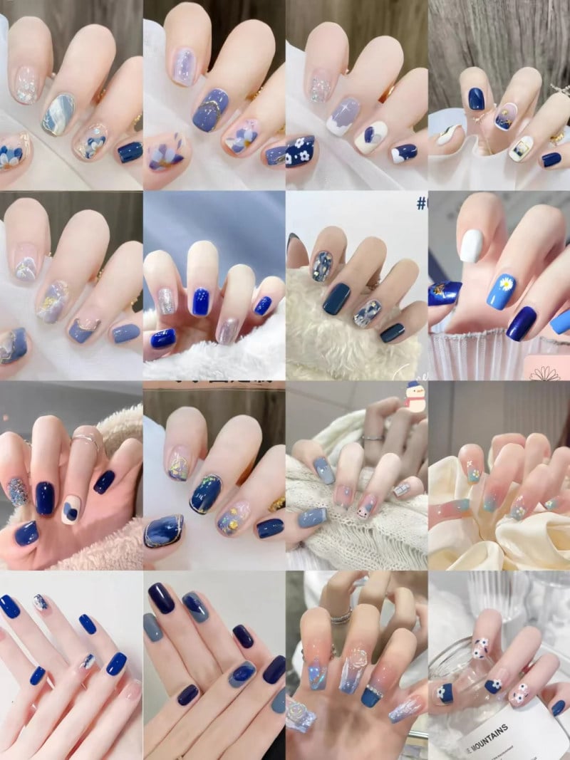 những mẫu nail đẹp cho móng ngắn