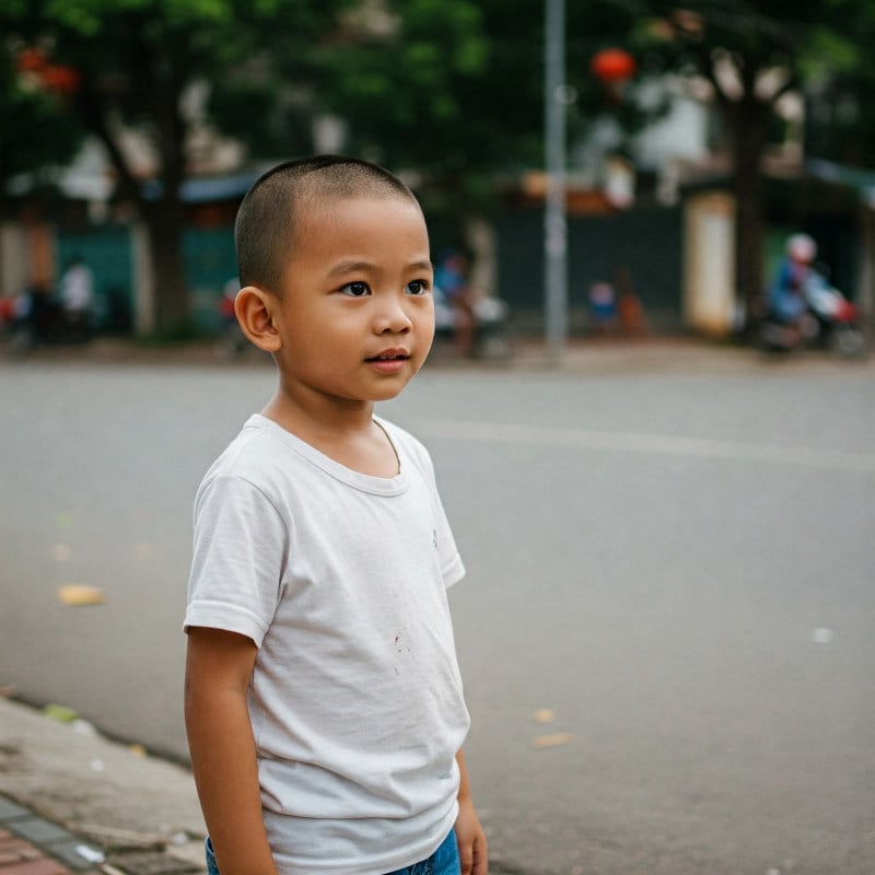 kiểu tóc cho bé trai 7 tuổi