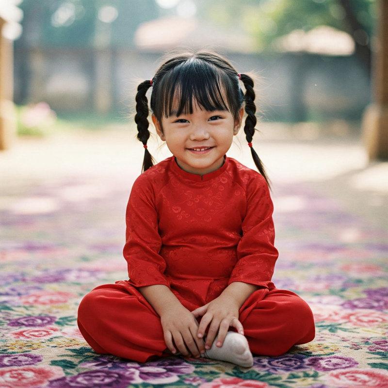 tóc xoăn cho bé gái 3 tuổi