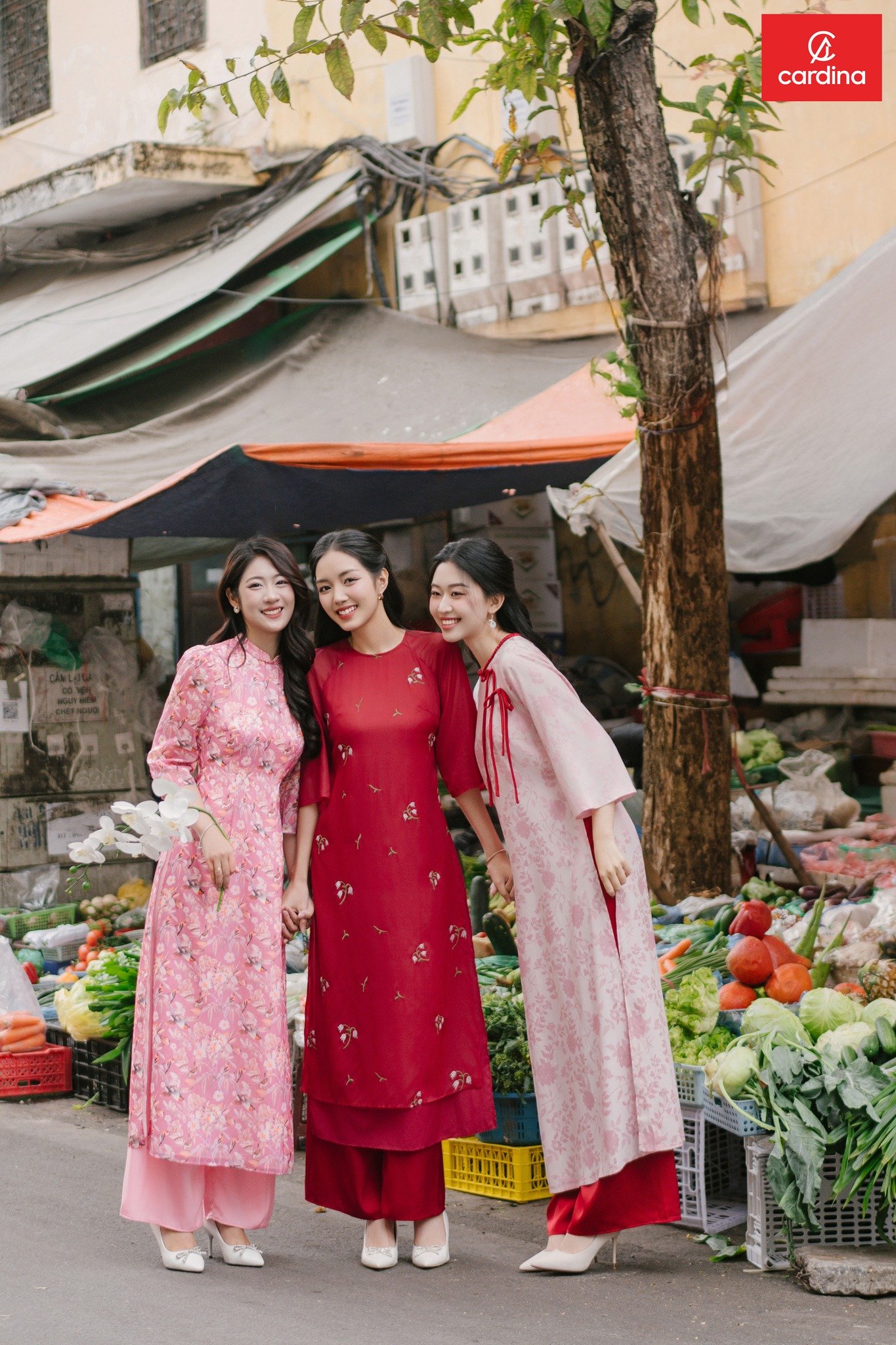 phối màu áo dài và quần