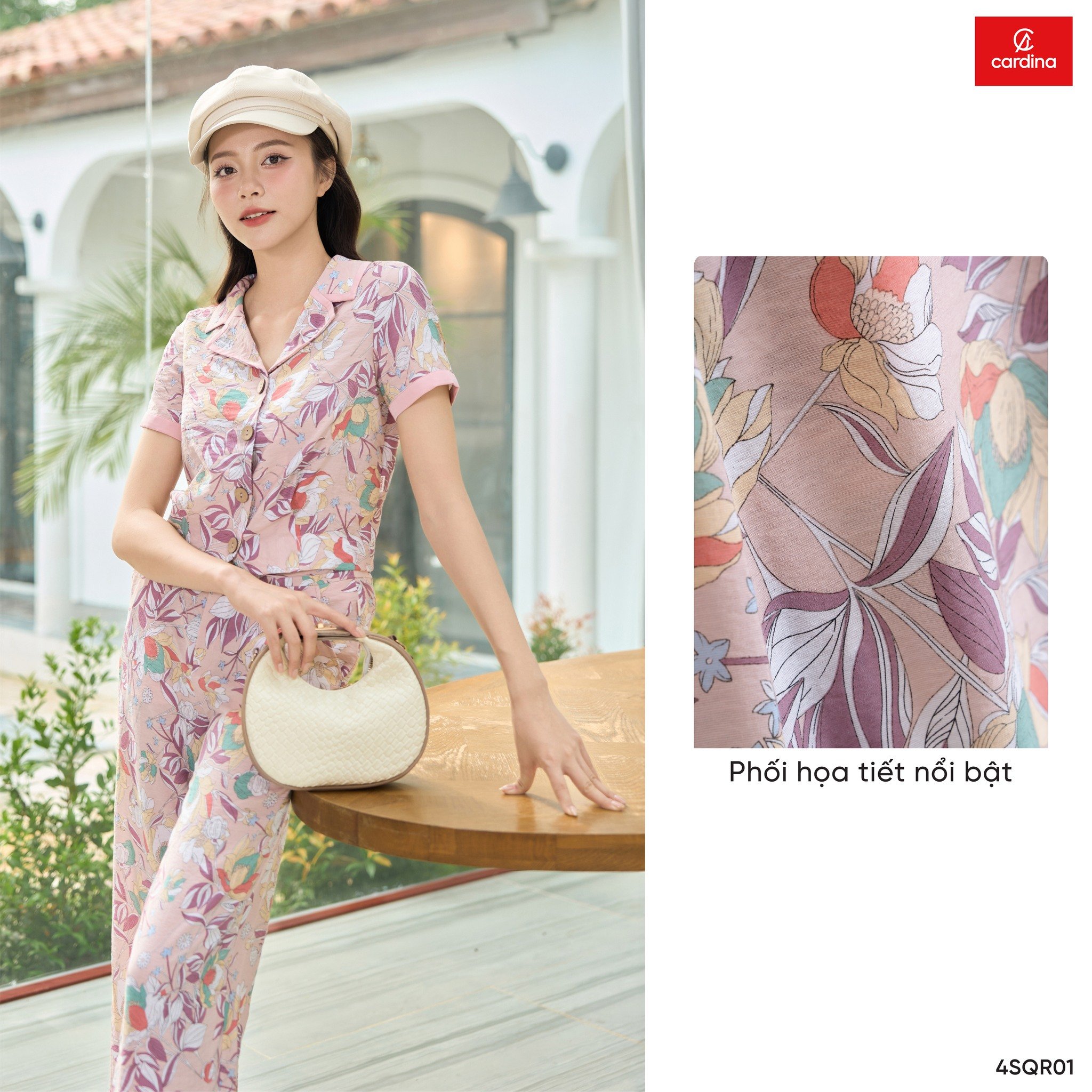 đồ bộ họa tiết nữ dáng dài