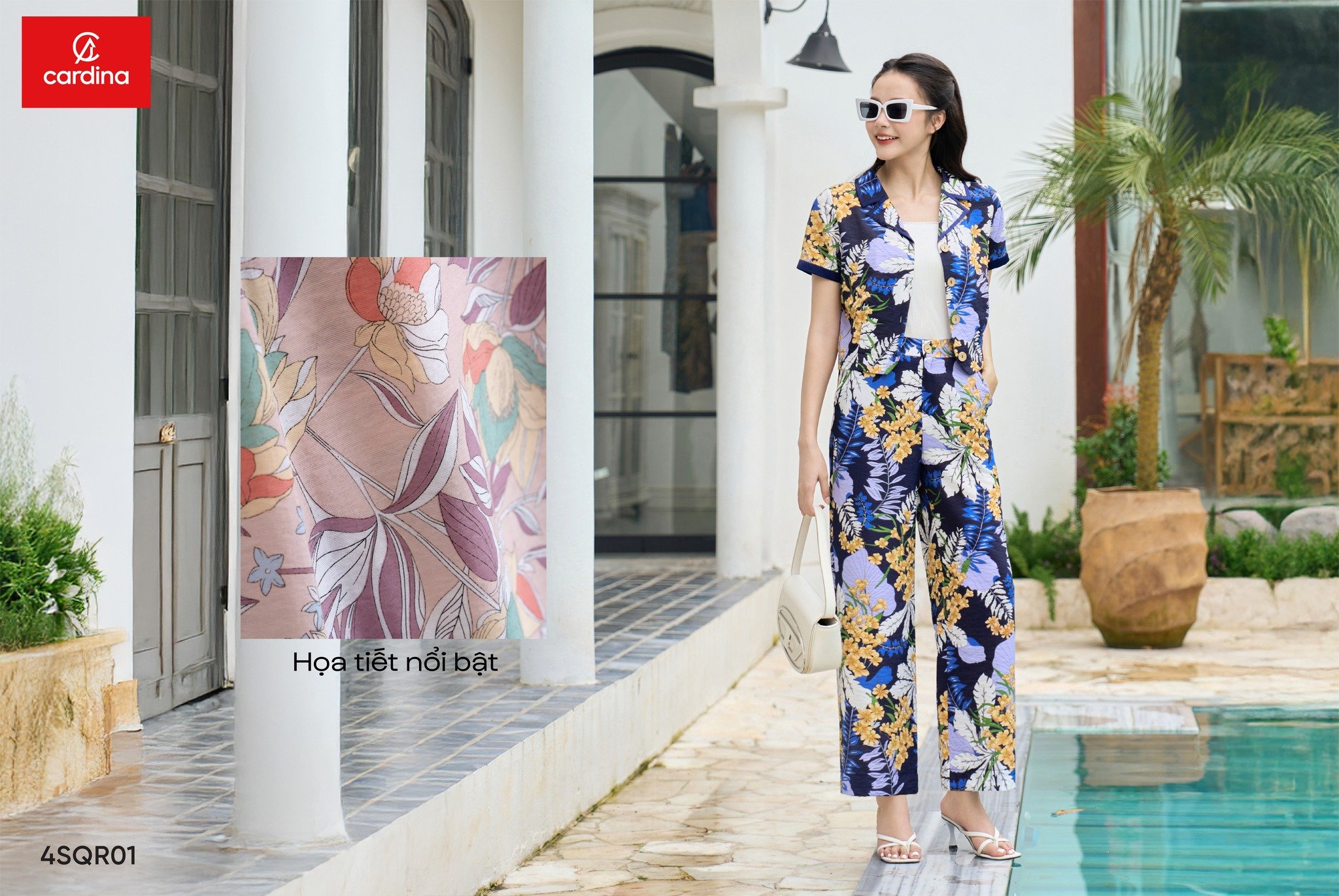 đồ bộ họa tiết nữ dáng dài