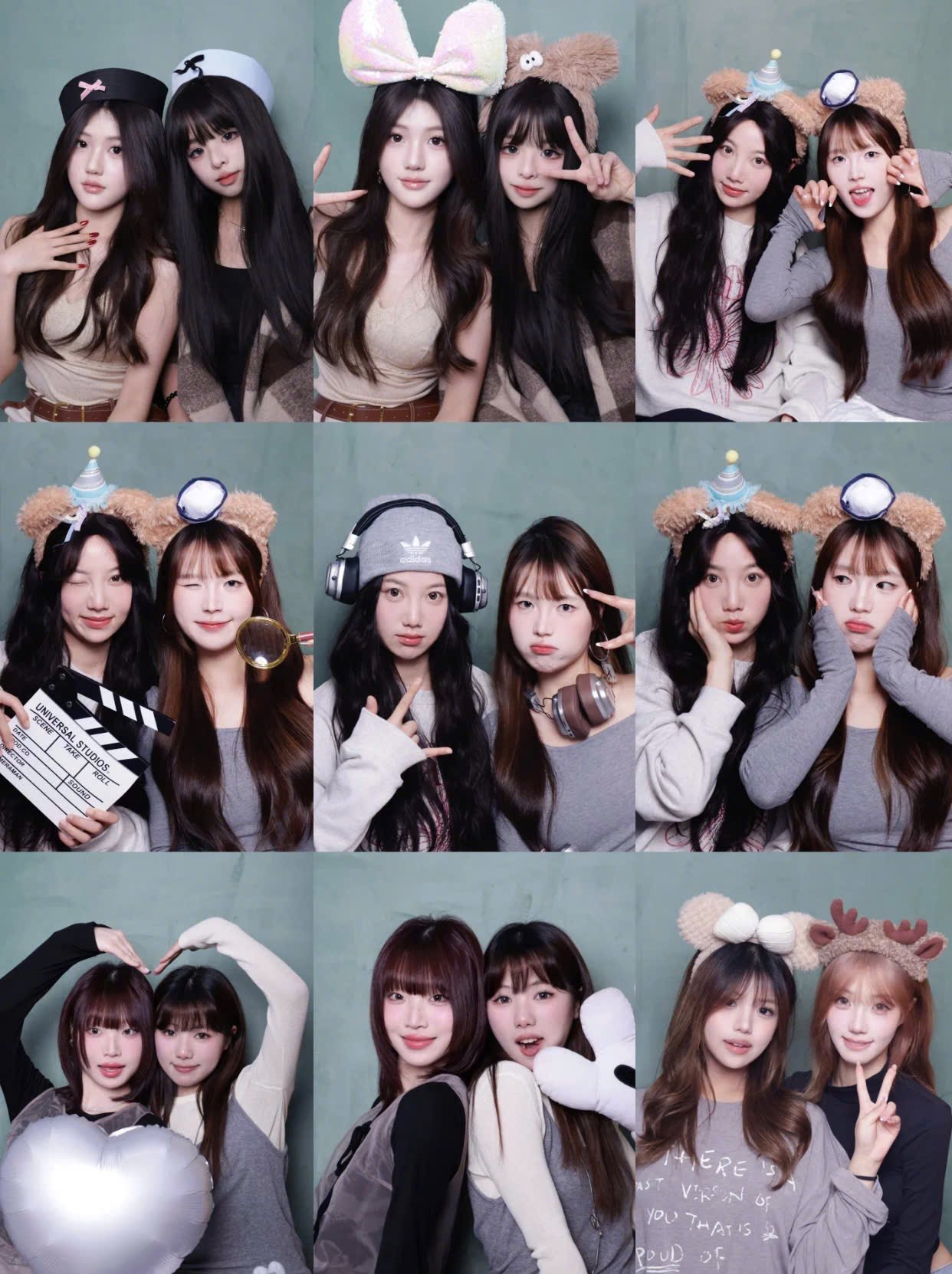Bắt trend tạo dáng chụp photobooth với bạn thân