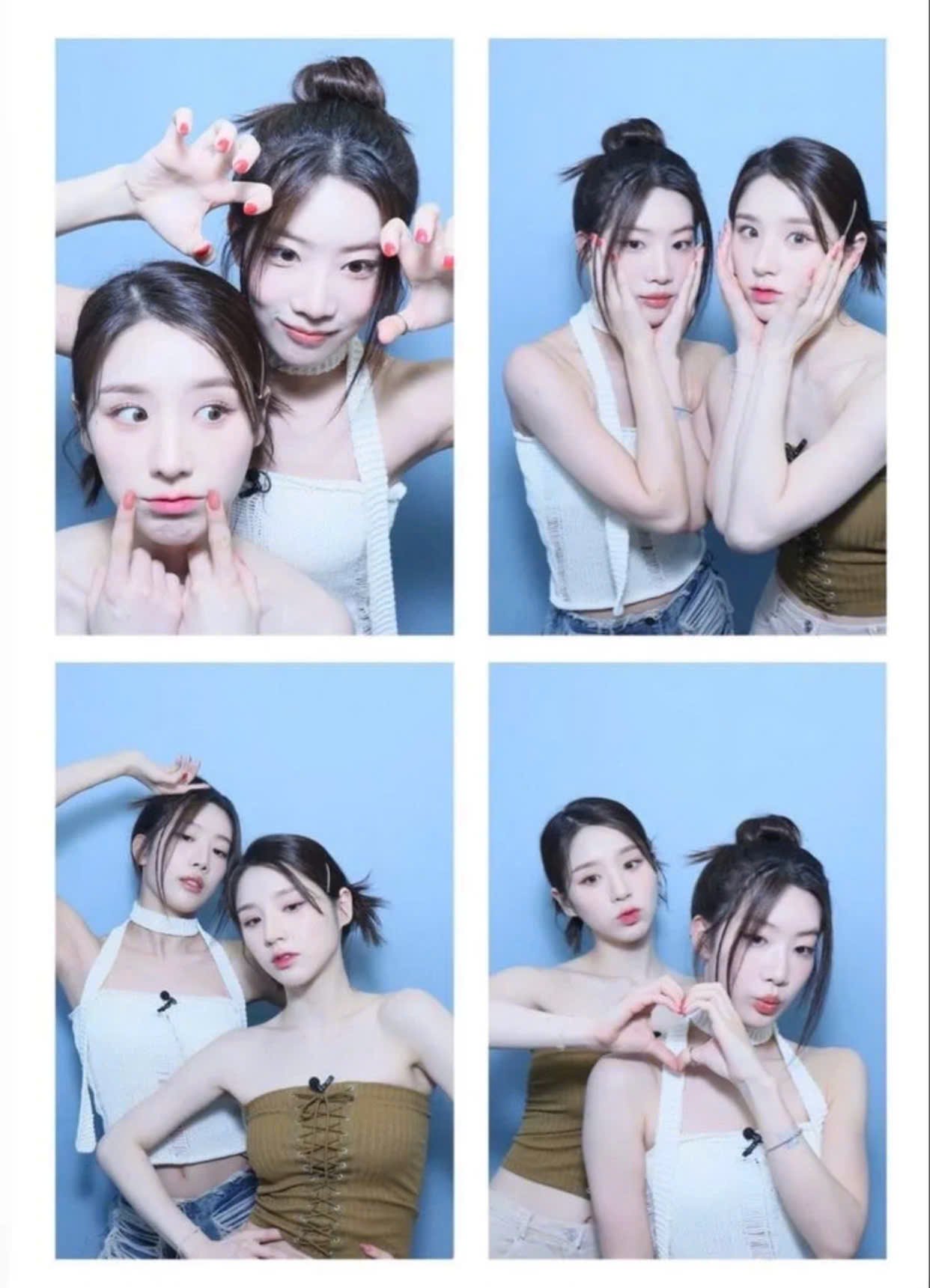 Bắt trend tạo dáng chụp photobooth với bạn thân