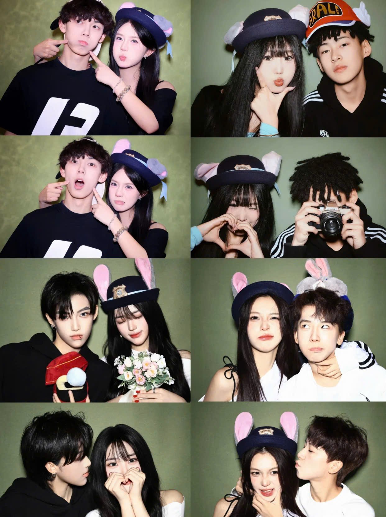 Bí kíp tạo dáng chụp photobooth cặp đôi