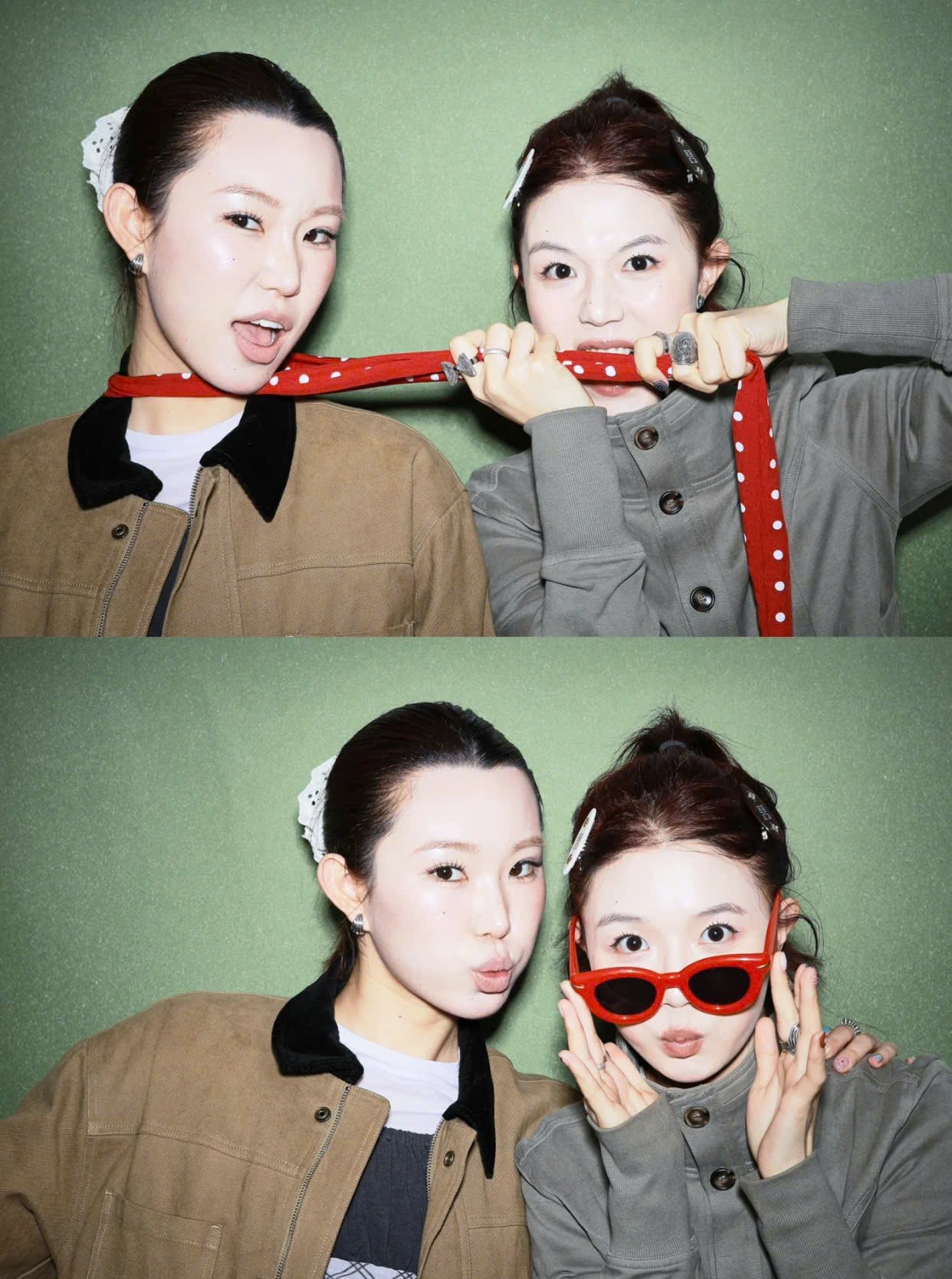 Bắt trend tạo dáng chụp photobooth độc lạ