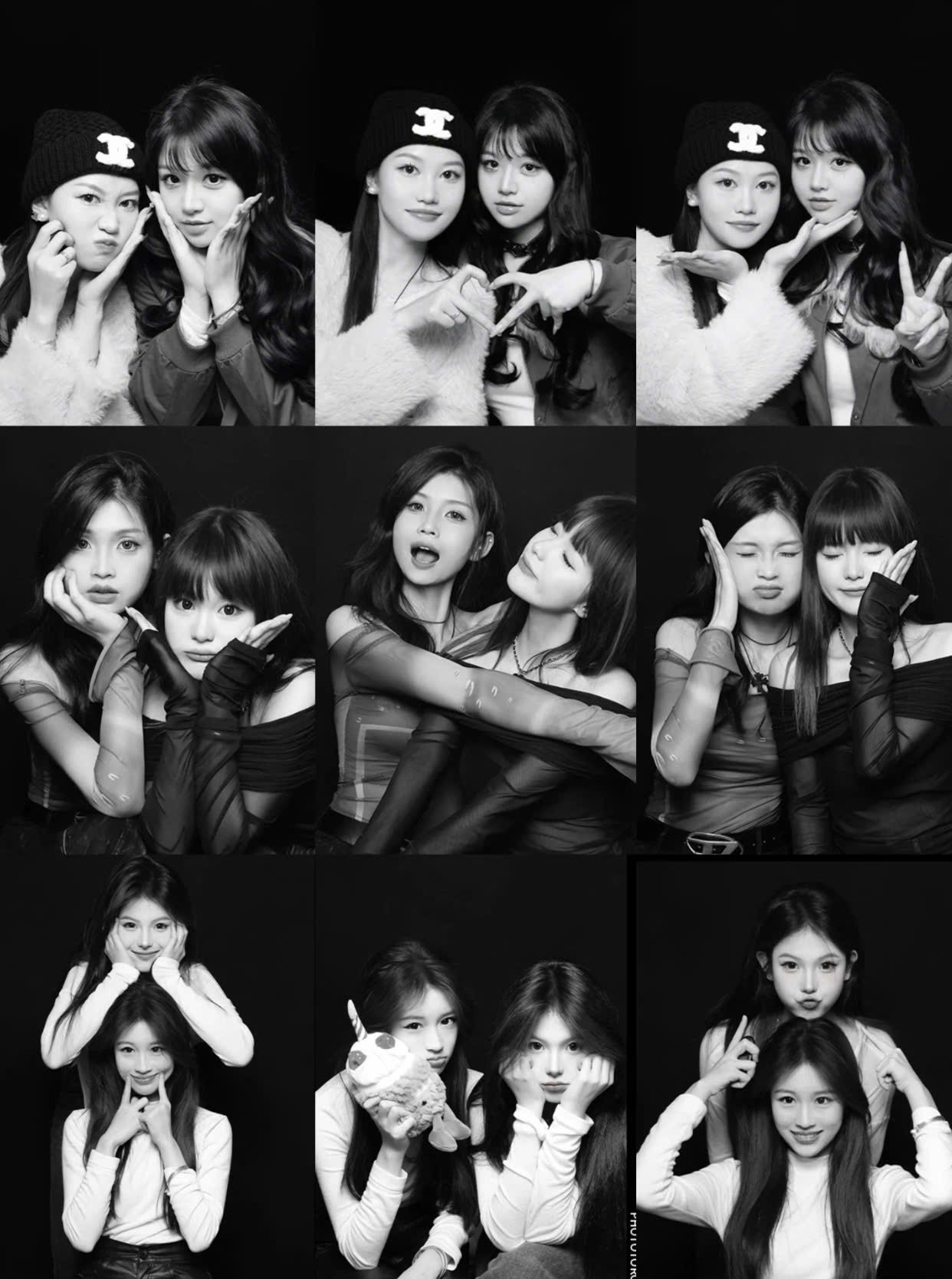 Bắt trend tạo dáng chụp photobooth với bạn thân