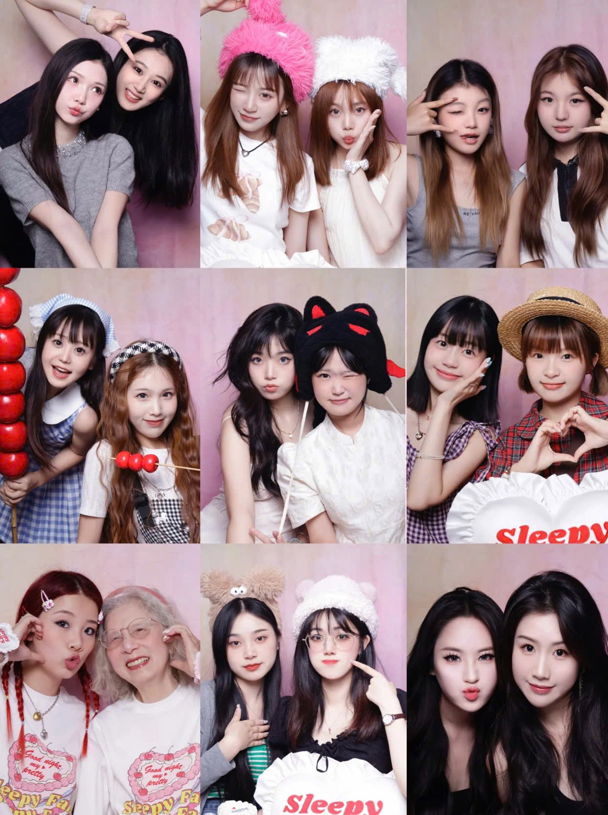 Bắt trend tạo dáng chụp photobooth với bạn thân