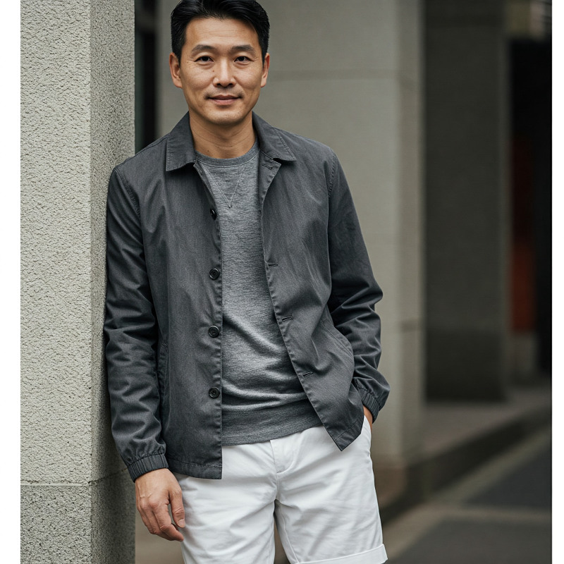 quần short trắng nam