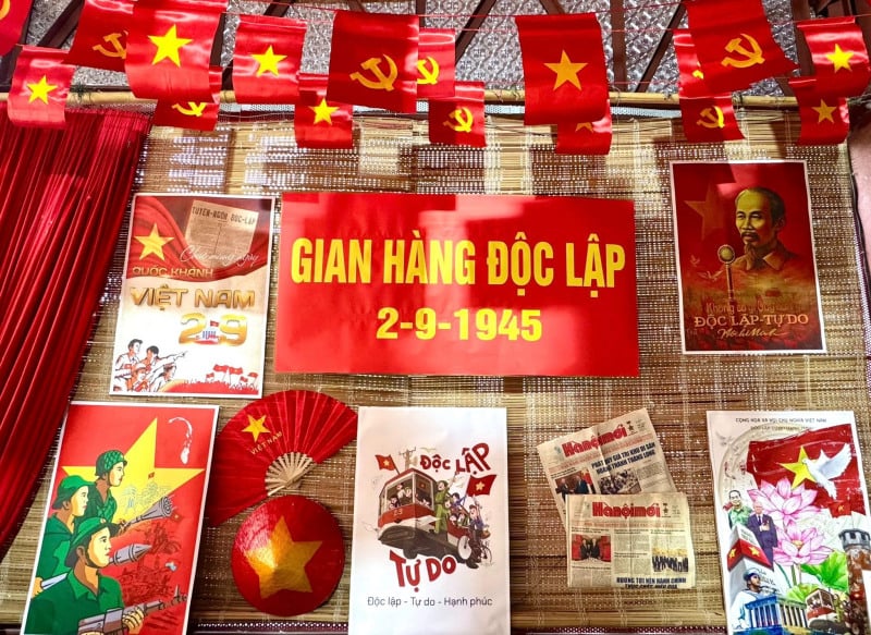 trang trí quốc khánh 2/9