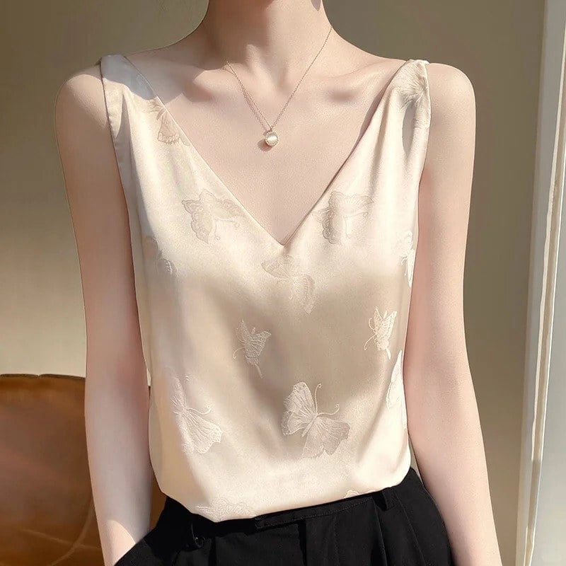 áo lụa 2 dây