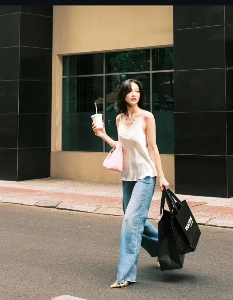 áo lụa 2 dây