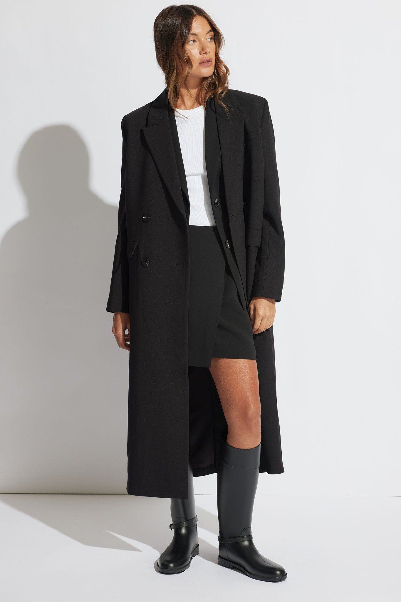 Blazer dáng dài oversize phong cách Hàn Quốc
