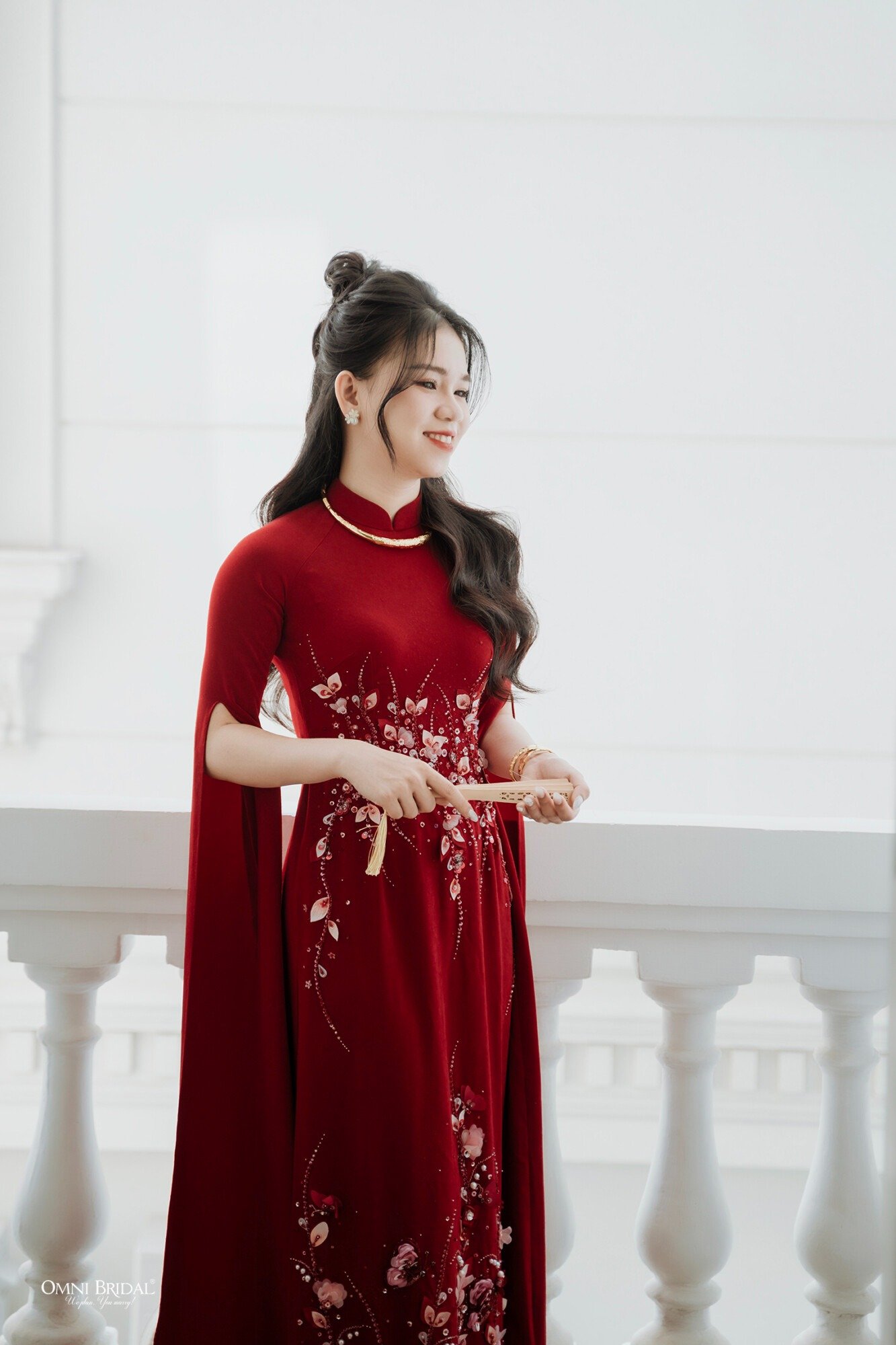áo dài cưới cách tân