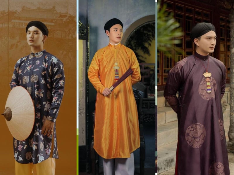 áo dài nam truyền thống xưa
