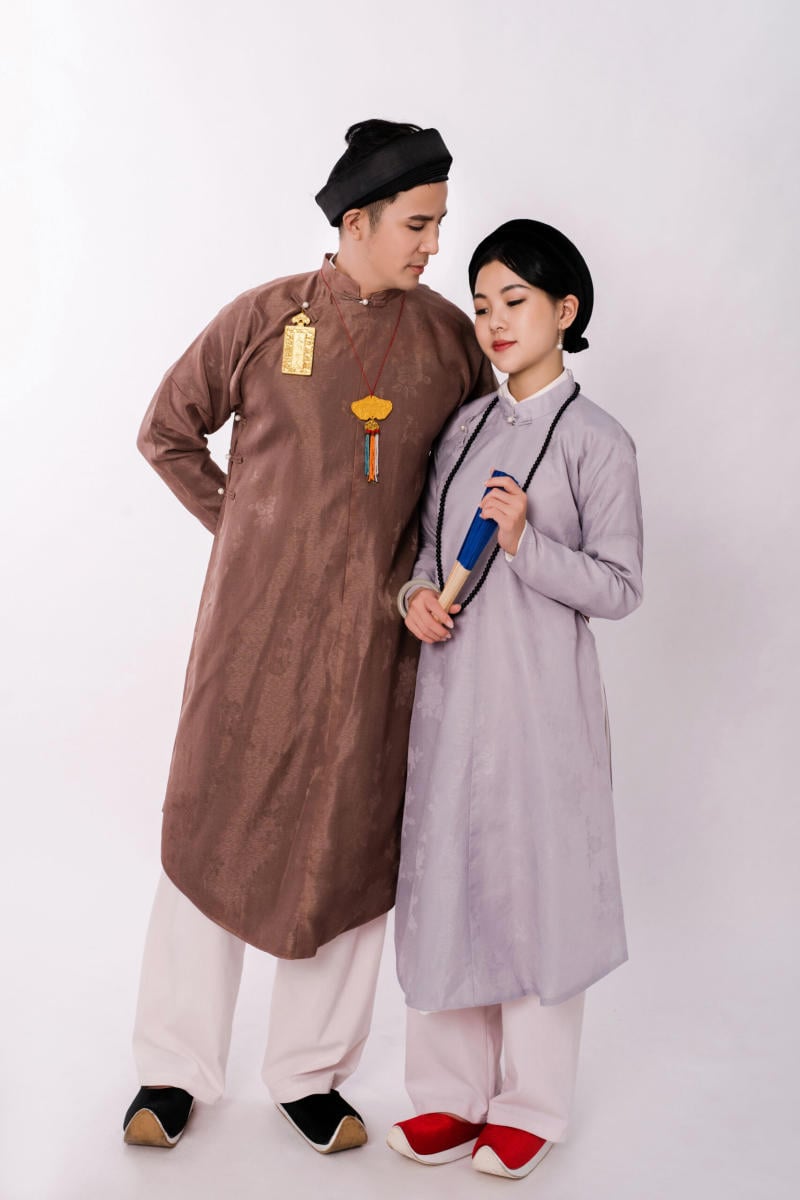 Áo dài linen