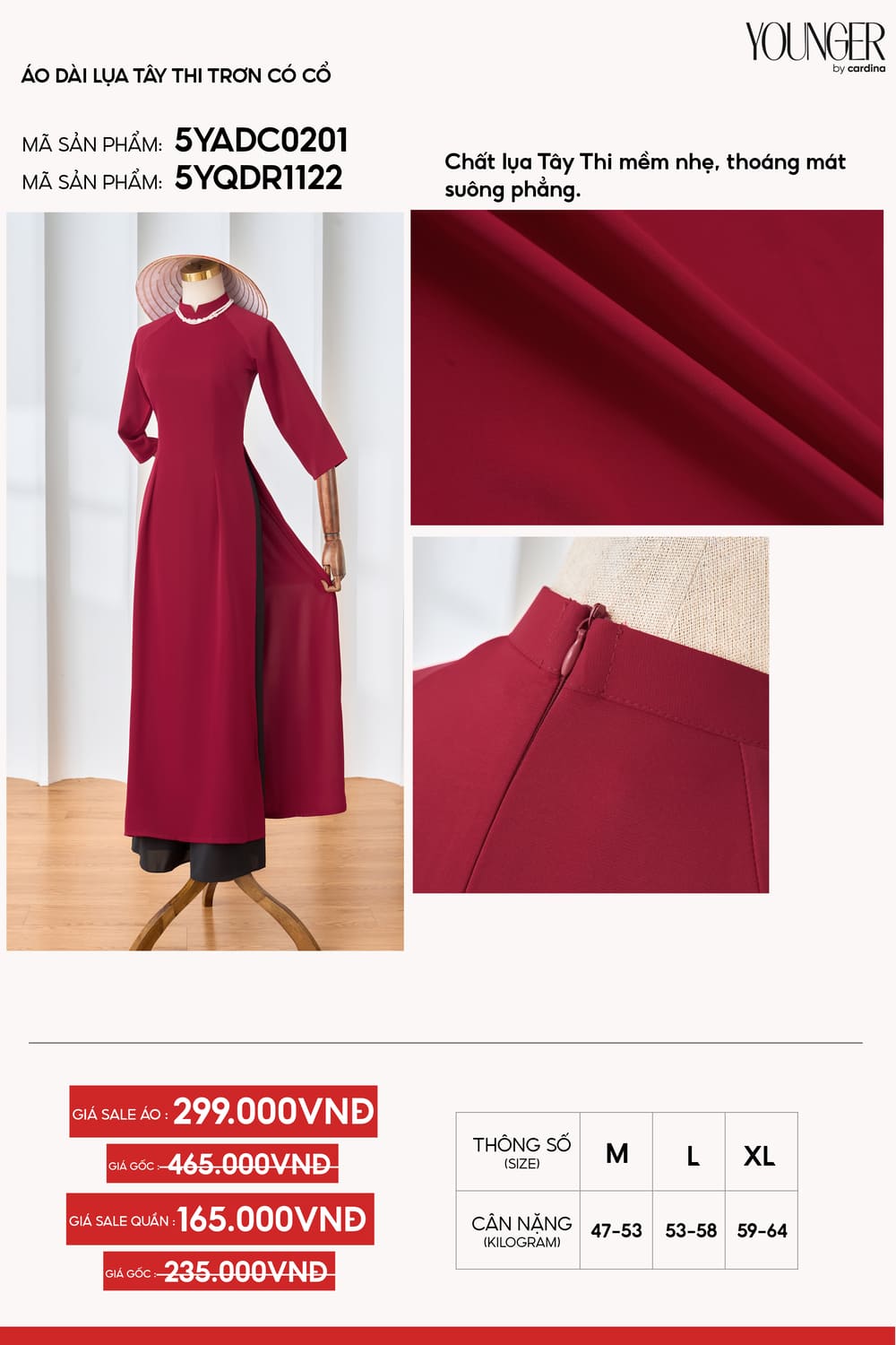 quần lụa áo dài