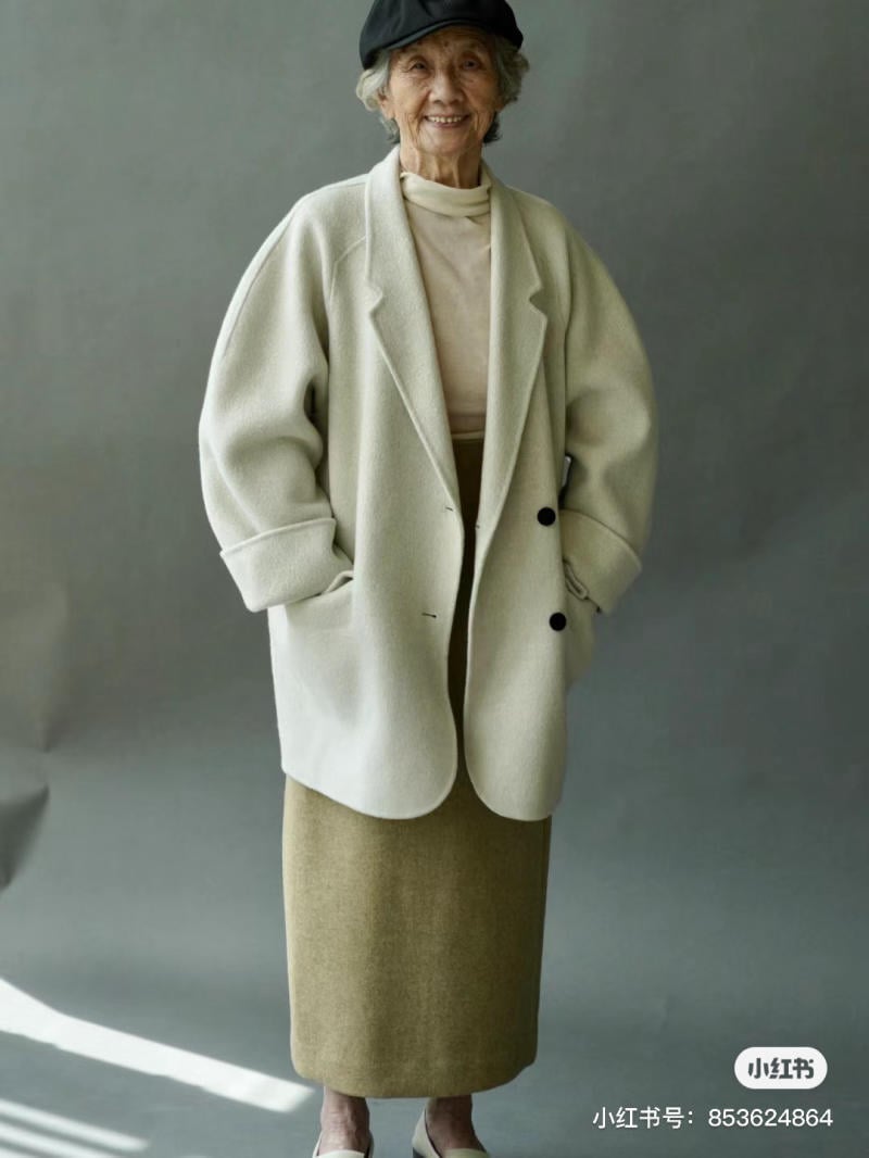 mẫu áo khoác cho người già 70 tuổi nữ