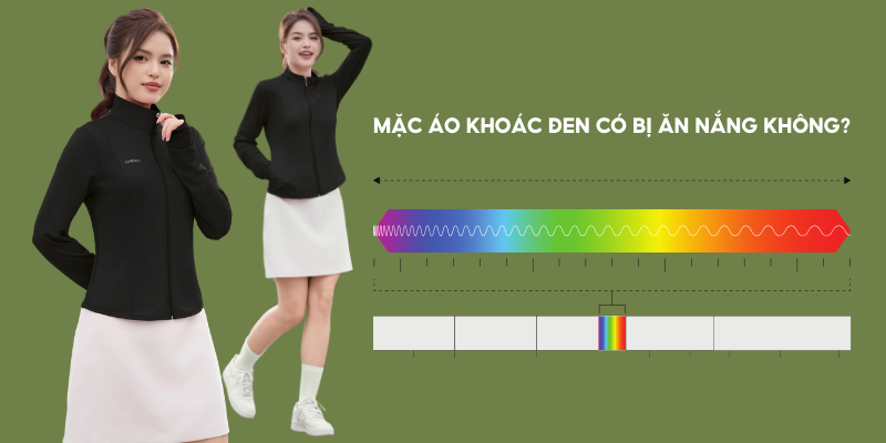 Mặc Áo Khoác Đen Có Bị Ăn Nắng Không